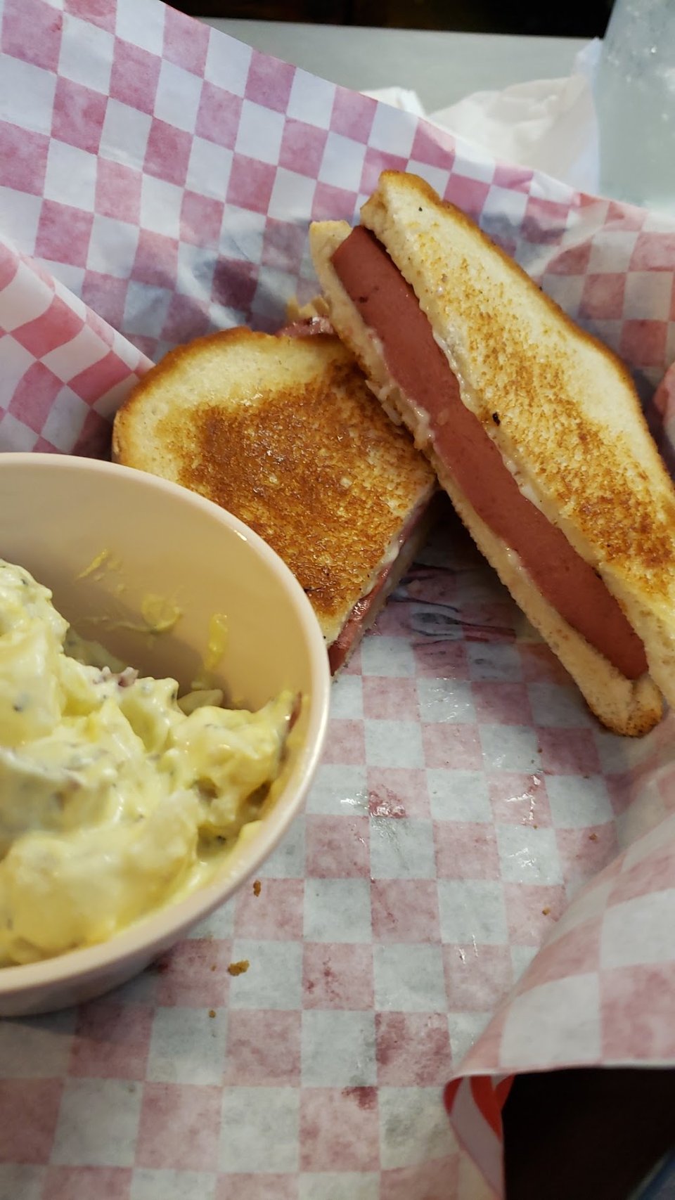 Fried Bologna Sandwich